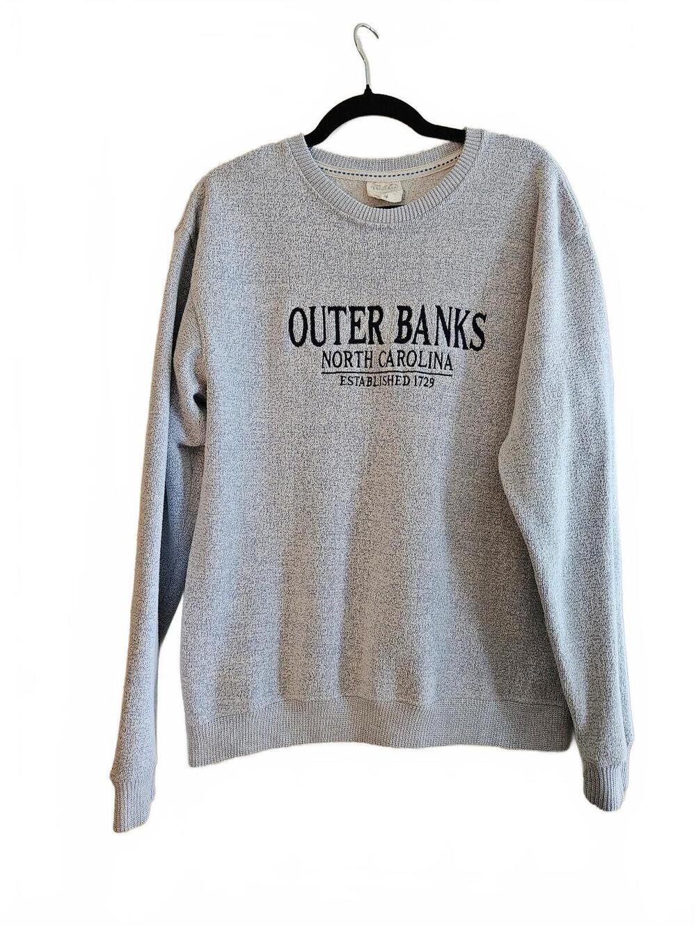 Pacific & Co. Outer Banks North Carolina Graphic Crewneck Sweatshirt-Size Medium